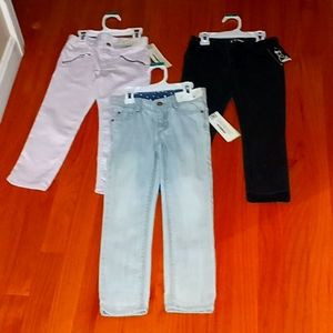 NWT BUNDLE OF 3 little girl jeans
